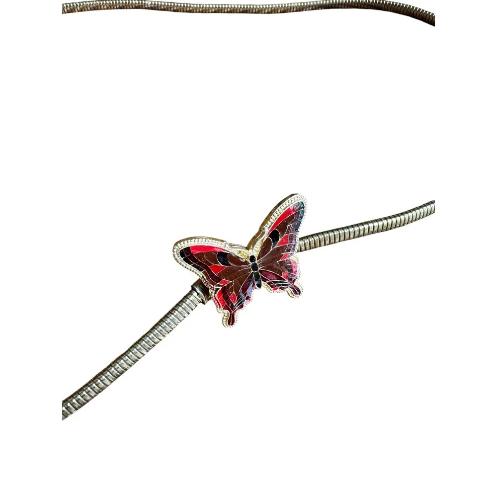 Vintage‎ Gold Tone Butterfly Belt Stretch Chain 25–30